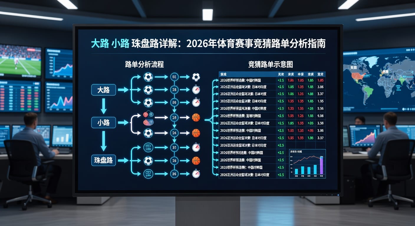 大路小路珠盘路：资深玩家足球盘口解读与实战策略
