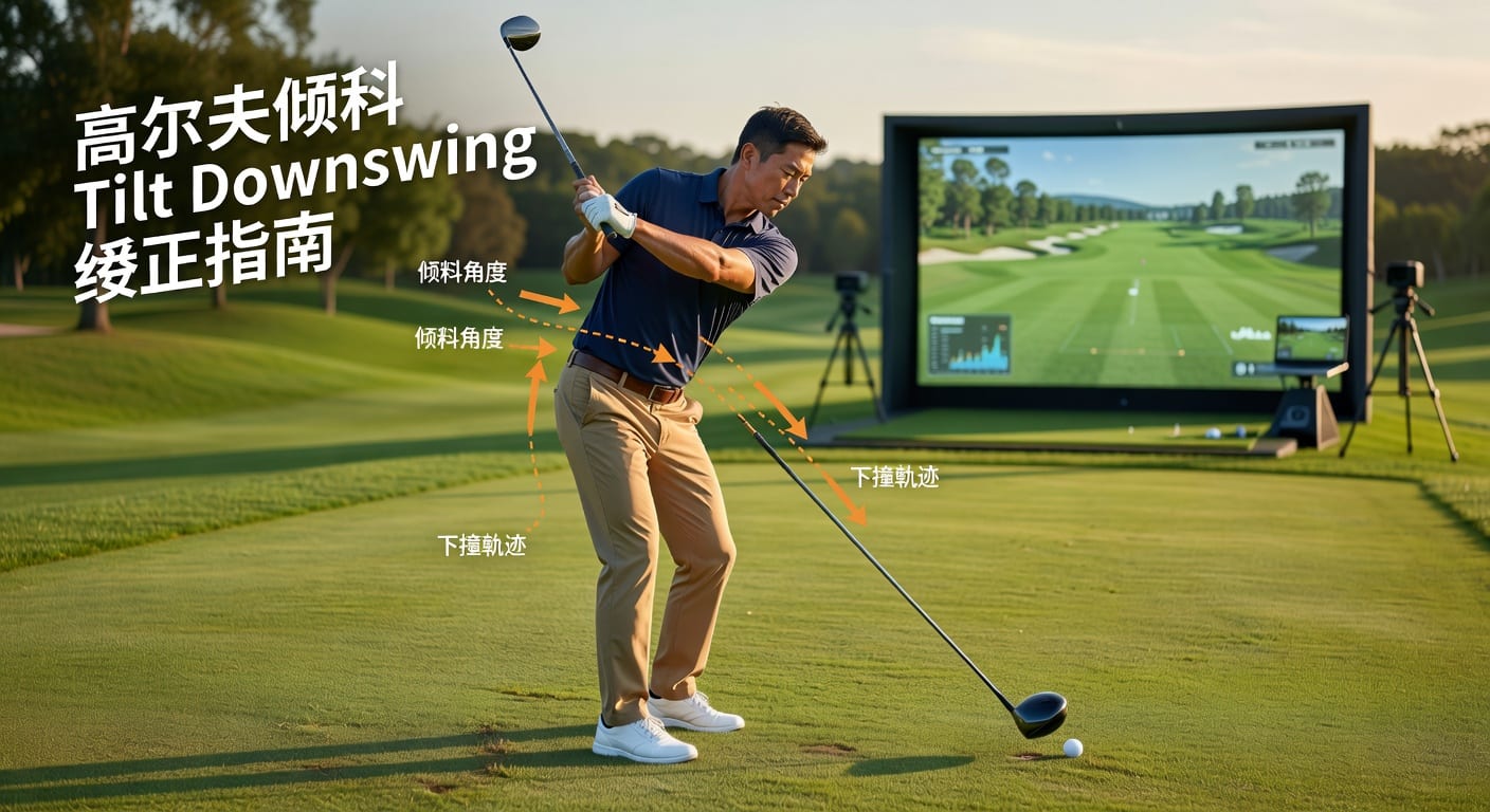 倾斜 tilt downswing：高尔夫下杆动作解析