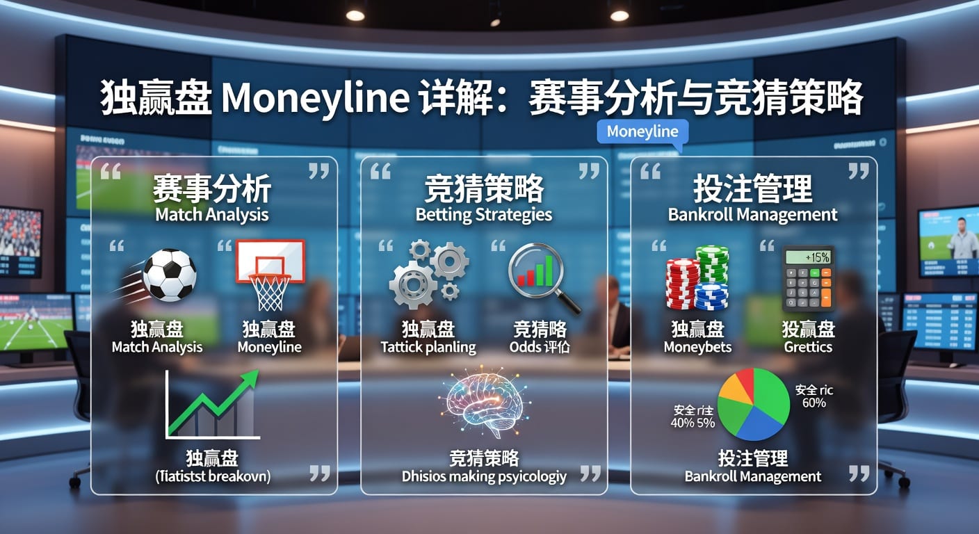 独赢盘 moneyline：玩法、结算与投注技巧