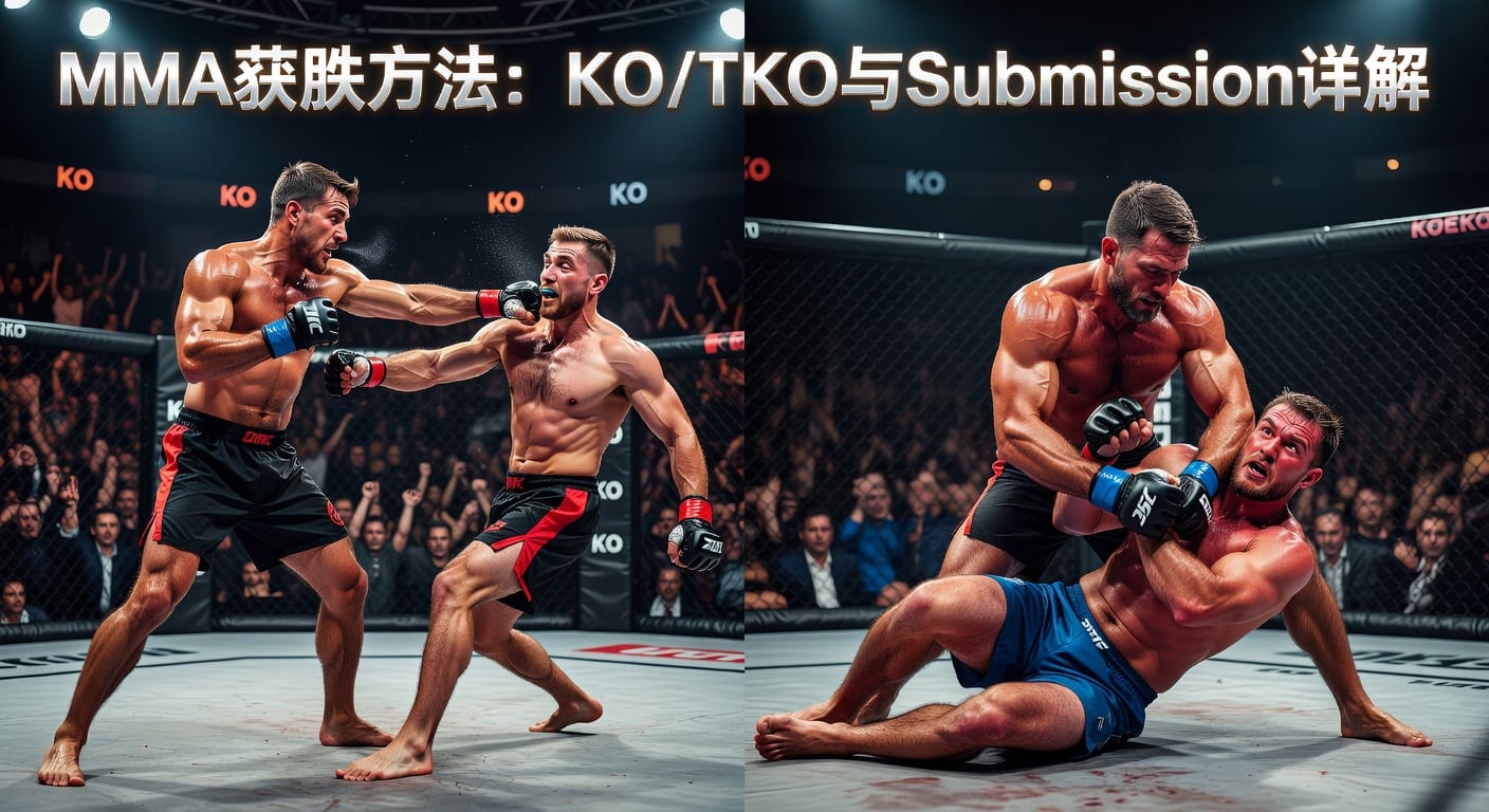 MMA方法 method of victory KO/TKO Submission 实战解读